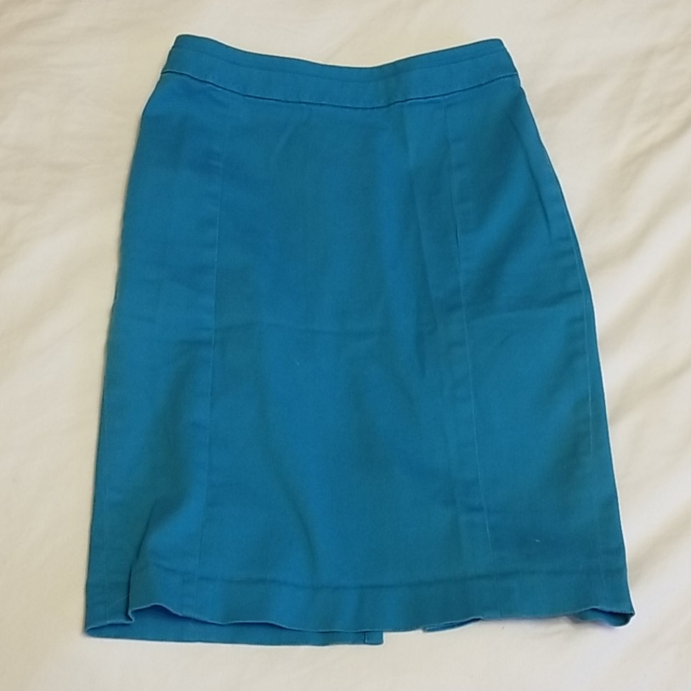Denim Pencil Skirt